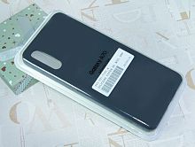 Чехол-накладка для Samsung A705 A70 SILICONE CASE закрытый темно-серый - фото