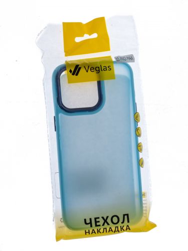Чехол-накладка для iPhone 15 Pro Max VEGLAS Fog Glow синий оптом, в розницу Центр Компаньон фото 3