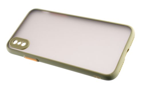 Чехол-накладка для iPhone X/XS VEGLAS Fog оливковый оптом, в розницу Центр Компаньон фото 2