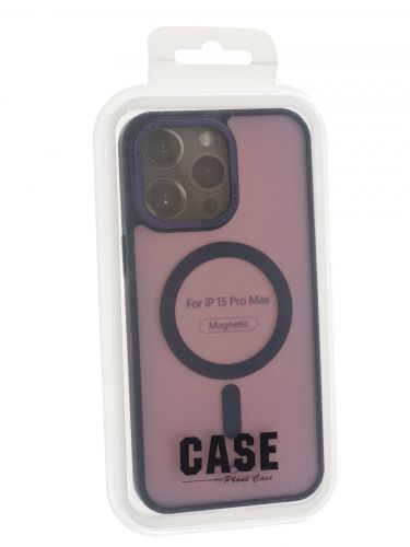 Чехол-накладка для iPhone 15 Pro Max VEGLAS Fog Magnetic фиолетовый оптом, в розницу Центр Компаньон фото 4