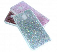 Чехол-накладка для Samsung J400 J4 2018 DROP STAR TPU серебро  - фото