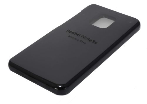 Чехол-накладка для XIAOMI Redmi Note 9S SILICONE CASE закрытый черный (3) оптом, в розницу Центр Компаньон фото 2