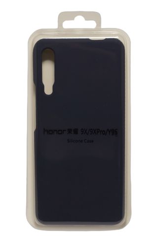 Чехол-накладка для HUAWEI Honor 9X SILICONE CASE закрытый темно-синий (8) 																									 оптом, в розницу Центр Компаньон фото 2