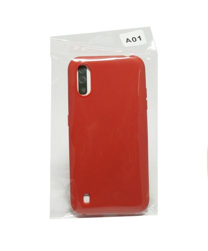 Чехол-накладка для Samsung A015F A01 LATEX красный оптом, в розницу Центр Компаньон фото 2