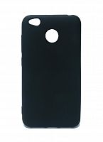Чехол-накладка для XIAOMI Redmi 4X FASHION TPU матовый черный - фото