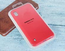 Купить Чехол-накладка для Samsung A105F A10 SILICONE CASE закрытый красный (1) оптом, в розницу в ОРЦ Компаньон