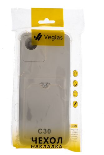 Чехол-накладка для REALME C30/C30S VEGLAS Air Pocket прозрачный оптом, в розницу Центр Компаньон фото 4