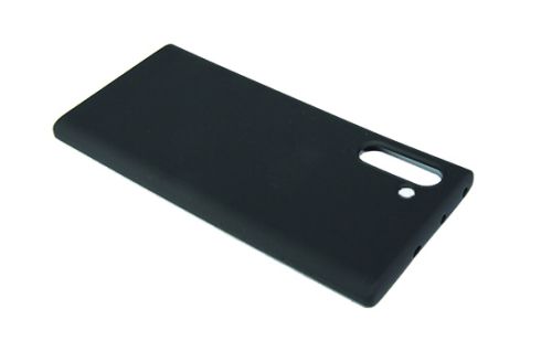 Чехол-накладка для Samsung Note 10 SOFT TOUCH TPU ЛОГО черный оптом, в розницу Центр Компаньон фото 3