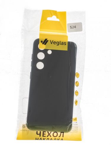 Чехол-накладка для Samsung S921B S24 VEGLAS Air Matte черный оптом, в розницу Центр Компаньон фото 3