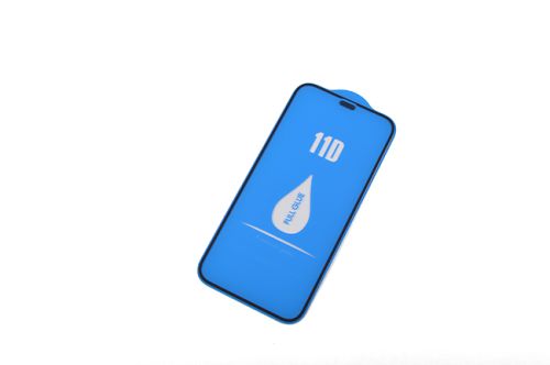 Защитное стекло для iPhone 12 Mini 11D FULL GLUE (синяя основа) пакет черный оптом, в розницу Центр Компаньон фото 2