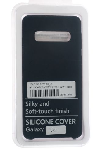 Чехол-накладка для Samsung G973F S10 SILICONE CASE OP черный (3) оптом, в розницу Центр Компаньон фото 4