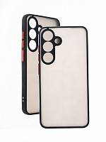 Чехол-накладка для Samsung S921B S24 VEGLAS Fog черный - фото