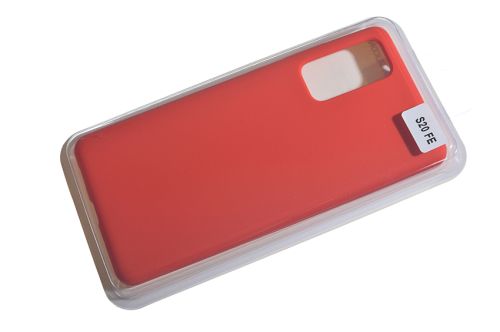 Чехол-накладка для Samsung G780F S20 FE VEGLAS SILICONE CASE закрытый красный (1) оптом, в розницу Центр Компаньон фото 2