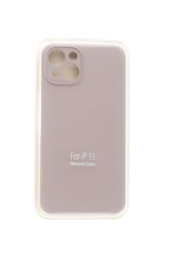 Чехол-накладка для iPhone 13 VEGLAS SILICONE CASE Защита камеры (7) песочный - фото