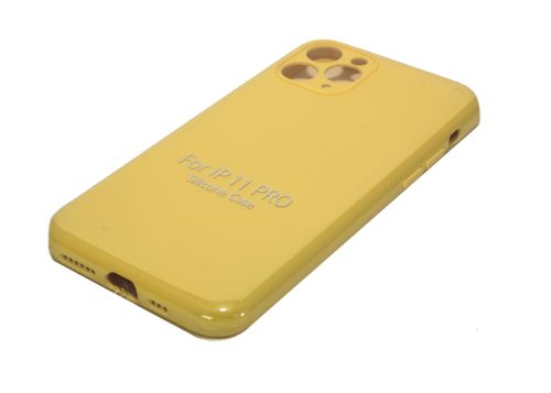 Чехол-накладка для iPhone 11 Pro VEGLAS SILICONE CASE NL Защита камеры желтый (4) оптом, в розницу Центр Компаньон фото 2