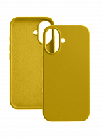 Чехол-накладка для iPhone 16 VEGLAS SILICONE CASE закрытый лимонный (37) - фото