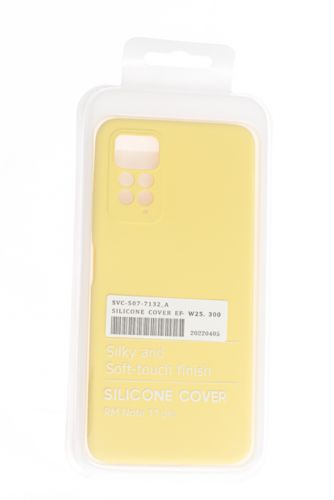 Чехол-накладка для XIAOMI Redmi Note 11 Pro SILICONE CASE NL OP закрытый желтый (20) - фото фото 4
