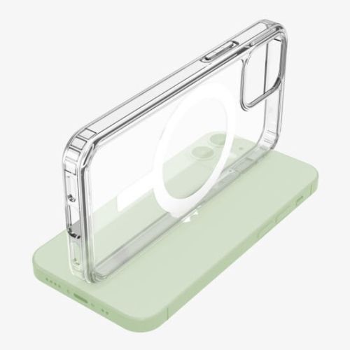 Чехол-накладка для iPhone 12 Mini Clear TPU поддержка MagSafe прозрачный коробка оптом, в розницу Центр Компаньон фото 4