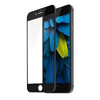 Защитное стекло для iPhone 6/6S 5D пакет черный - фото