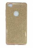 Чехол-накладка для HUAWEI P8 Lite 2017/GR3 JZZS Shinny 3в1 TPU золото - фото