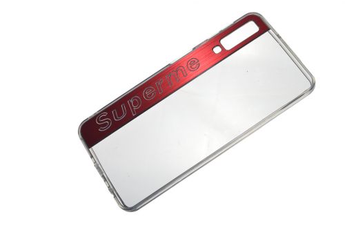 Чехол-накладка для Samsung A750F A7 2018 SUPERME TPU красный - фото фото 2