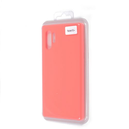 Чехол-накладка для Samsung N975 Note 10+ SILICONE CASE NL ярко-розовый (12) - фото