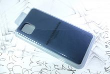 Чехол-накладка для Samsung N770 Note 10 Lite SILICONE CASE закрытый темно-синий (8) - фото