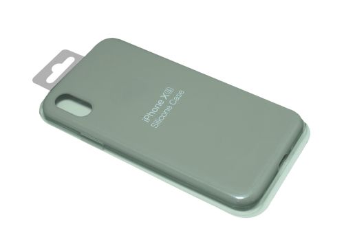 Чехол-накладка для iPhone X/XS SILICONE CASE закрытый серый (23) оптом, в розницу Центр Компаньон фото 2