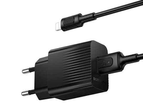 СЗУ USB BOROFONE BAS71A Potential 2.4A кабель Lightning 8Pin черный - оптовая продажа фото 3 СЗУ USB BOROFONE BAS71A Potential 2.4A кабель Lightning 8Pin черный - фото фото 3