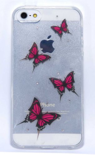 Чехол-накладка для iPhone 5/5S/SE YOUNICOU стразы Золотой узор TPU оптом, в розницу Центр Компаньон фото 3