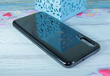 Чехол-накладка для Samsung A505F A50 ELECTROPLATED TPU+PET черный - фото