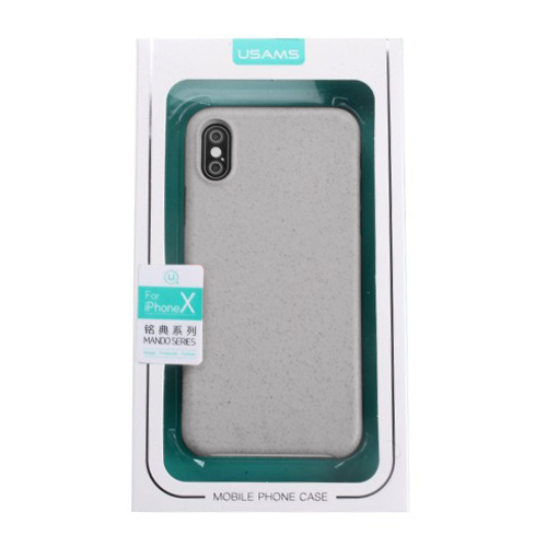 Чехол-накладка для iPhone X/XS USAMS Mando белый - оптовая продажа фото 3 Чехол-накладка для iPhone X/XS USAMS Mando белый - фото фото 3