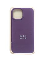 Купить Чехол-накладка для iPhone 15 SILICONE CASE закрытый фиолетовый (45) оптом, в розницу в ОРЦ Компаньон