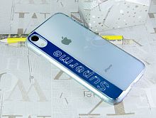 Купить Чехол-накладка для iPhone XR SUPERME TPU синий  оптом, в розницу в ОРЦ Компаньон
