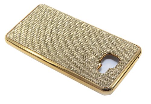 Чехол-накладка для Samsung A510 A5 C-CASE стразы РАМКА TPU золото оптом, в розницу Центр Компаньон фото 3