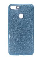 Купить Чехол-накладка для HUAWEI P Smart JZZS Shinny 3в1 TPU синяя оптом, в розницу в ОРЦ Компаньон