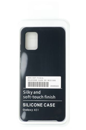 Чехол-накладка для Samsung A515F A51 SILICONE CASE OP черный (3) оптом, в розницу Центр Компаньон фото 4