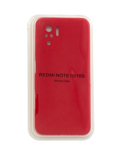 Чехол-накладка для XIAOMI Redmi Note 10 VEGLAS SILICONE CASE закрытый красный (1) - оптовая продажа Чехол-накладка для XIAOMI Redmi Note 10 VEGLAS SILICONE CASE закрытый красный (1) - фото