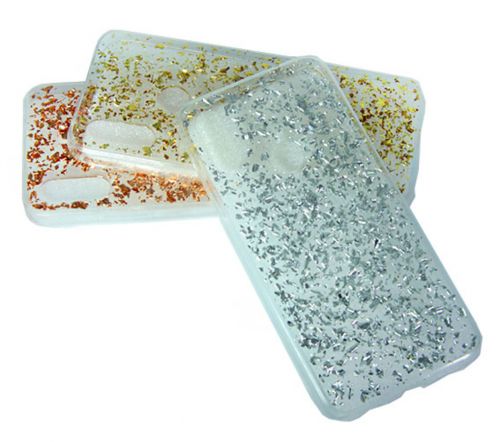 Чехол-накладка для XIAOMI Redmi 7 GLITTER TPU серебро  - фото
