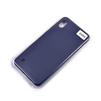 Купить Чехол-накладка для Samsung A105F A10 SILICONE CASE NL закрытый темно-синий (8) оптом, в розницу в ОРЦ Компаньон