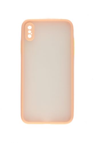 Чехол-накладка для iPhone XS Max VEGLAS Fog светло-розовый - фото