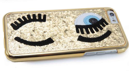 Чехол-накладка для iPhone 6/6S CHIARA FERRAGNI Глазки золото оптом, в розницу Центр Компаньон фото 3