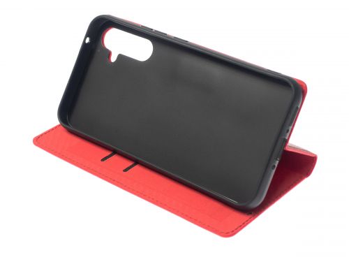 Чехол-книжка для Samsung A346E A34 VEGLAS RICH красный - фото фото 5