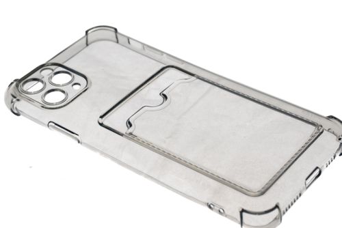 Чехол-накладка для iPhone 11 Pro Max VEGLAS Air Pocket черно-прозрачный оптом, в розницу Центр Компаньон фото 2