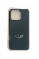 Чехол-накладка для iPhone 13 Pro VEGLAS SILICONE CASE закрытый темно-зеленый (49) - фото