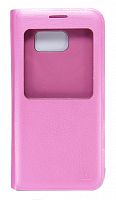 Купить Чехол-книжка для Samsung G930F S7 HOCO ORIGINAL VISUAL розовый оптом, в розницу в ОРЦ Компаньон