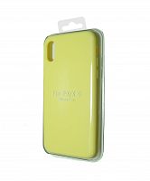 Купить Чехол-накладка для iPhone X/XS VEGLAS SILICONE CASE NL закрытый лимонный (37) оптом, в розницу в ОРЦ Компаньон