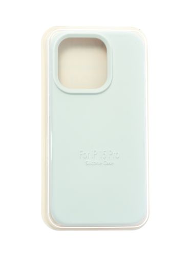 Чехол-накладка для iPhone 15 Pro SILICONE CASE закрытый белый (9) оптом, в розницу Центр Компаньон
