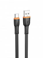 Кабель USB Type-C BOROFONE BX118 3A 1м черный - фото