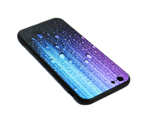 Чехол-накладка для iPhone 6/6S LOVELY GLASS TPU капли коробка - фото фото 3